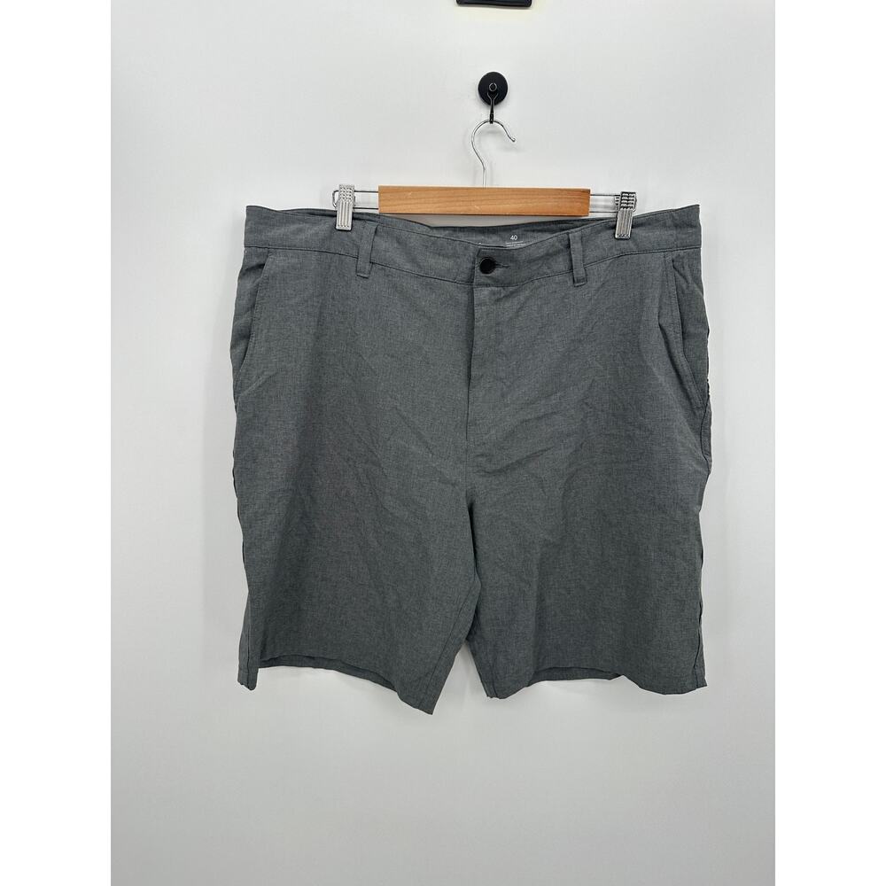 Panama Jack Shorts Mens Size 40 Gray Casual Summer Golf Everyday 9" Inseam Vaca